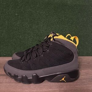 Jordan 9 Retro ‘Dark Charcoal Grey University Gold’ Size 11